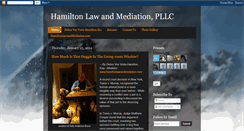 Desktop Screenshot of hamiltonlawandmediation.blogspot.com
