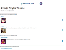 Tablet Screenshot of amarjitsinghblog.blogspot.com