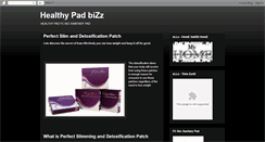 Desktop Screenshot of healthypadbizz.blogspot.com