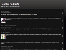 Tablet Screenshot of healthypadbizz.blogspot.com