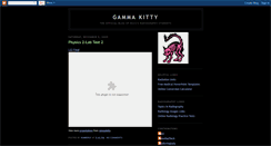 Desktop Screenshot of gammakitty.blogspot.com