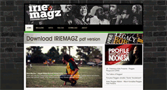 Desktop Screenshot of iriemagz.blogspot.com