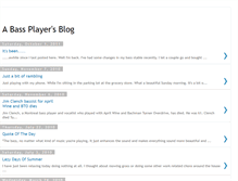 Tablet Screenshot of bassplayer57.blogspot.com