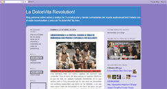 Desktop Screenshot of ladolcevitarevolution.blogspot.com
