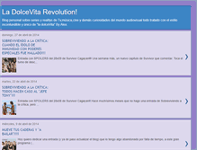 Tablet Screenshot of ladolcevitarevolution.blogspot.com