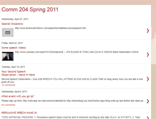 Tablet Screenshot of comm204spr2011.blogspot.com