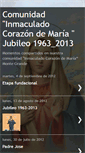 Mobile Screenshot of comunidadinmaculadocorazondemaria.blogspot.com