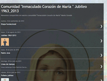 Tablet Screenshot of comunidadinmaculadocorazondemaria.blogspot.com