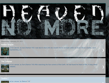 Tablet Screenshot of heavennomore.blogspot.com