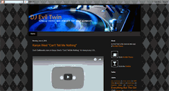 Desktop Screenshot of djeviltwin.blogspot.com