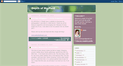 Desktop Screenshot of depthofmyfield.blogspot.com