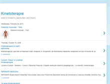 Tablet Screenshot of kinetoterapie-medicina.blogspot.com