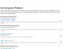 Tablet Screenshot of mycomputerproblem.blogspot.com