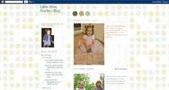 Desktop Screenshot of little-miss-noelle.blogspot.com