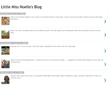 Tablet Screenshot of little-miss-noelle.blogspot.com