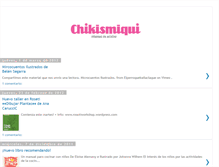 Tablet Screenshot of chikismiquimag.blogspot.com