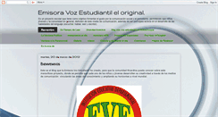 Desktop Screenshot of emisoravozestudiantil.blogspot.com