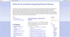 Desktop Screenshot of civilengineeringebook.blogspot.com