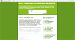 Desktop Screenshot of mlm-classifieds.blogspot.com