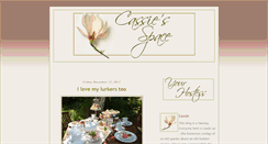 Desktop Screenshot of cassiesspace.blogspot.com