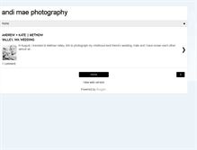 Tablet Screenshot of andimaephotography.blogspot.com