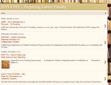 Tablet Screenshot of iupuipffpreparingfuturefaculty.blogspot.com