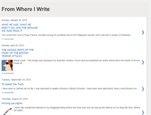 Tablet Screenshot of fromwhereiwrite.blogspot.com