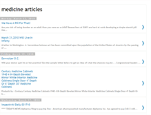 Tablet Screenshot of dr-medicinearticles.blogspot.com