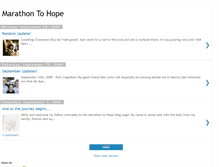 Tablet Screenshot of marathontohope.blogspot.com