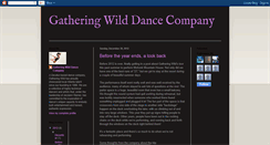 Desktop Screenshot of gatheringwilddance.blogspot.com