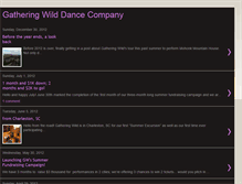 Tablet Screenshot of gatheringwilddance.blogspot.com