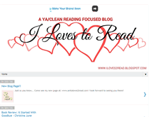 Tablet Screenshot of iloves2read.blogspot.com