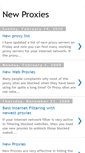 Mobile Screenshot of new-proxies.blogspot.com