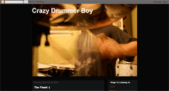 Desktop Screenshot of crazydrummerboy.blogspot.com