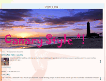 Tablet Screenshot of canary-style.blogspot.com