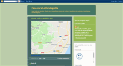 Desktop Screenshot of casaruralalfondeguilla.blogspot.com