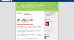 Desktop Screenshot of individual-health-insurance-plan.blogspot.com
