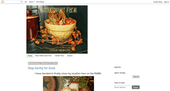 Desktop Screenshot of bittersweetfarmgiftshop.blogspot.com