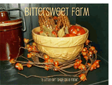 Tablet Screenshot of bittersweetfarmgiftshop.blogspot.com