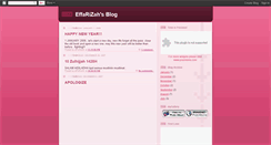 Desktop Screenshot of effarizah07.blogspot.com