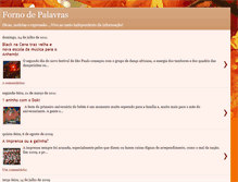 Tablet Screenshot of fornodepalavras.blogspot.com