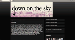 Desktop Screenshot of downonthesky.blogspot.com