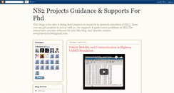 Desktop Screenshot of ns2sourcecode.blogspot.com