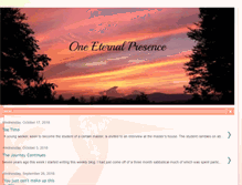 Tablet Screenshot of oneeternalpresence.blogspot.com