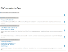 Tablet Screenshot of elcomunitario56.blogspot.com