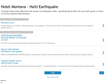 Tablet Screenshot of hotelmontanahaitiearthquake.blogspot.com