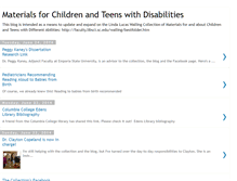 Tablet Screenshot of materialsforchildrenwithdisabilities.blogspot.com