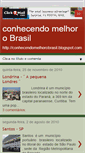 Mobile Screenshot of conhecendomelhorobrasil.blogspot.com