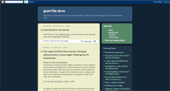 Desktop Screenshot of guerrilladove.blogspot.com