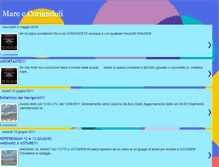 Tablet Screenshot of mare-e-coriandoli.blogspot.com